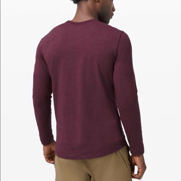 Lululemon 5 Year Basic Long Sleeve in Heathered Cassis - Picture 2 of 6